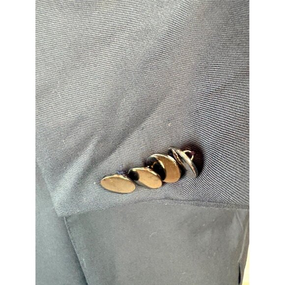 Ermenegildo ZEGNA Modern 2-Button Black Blazer Sport Jacket 44 R e54 - Picture 4 of 5